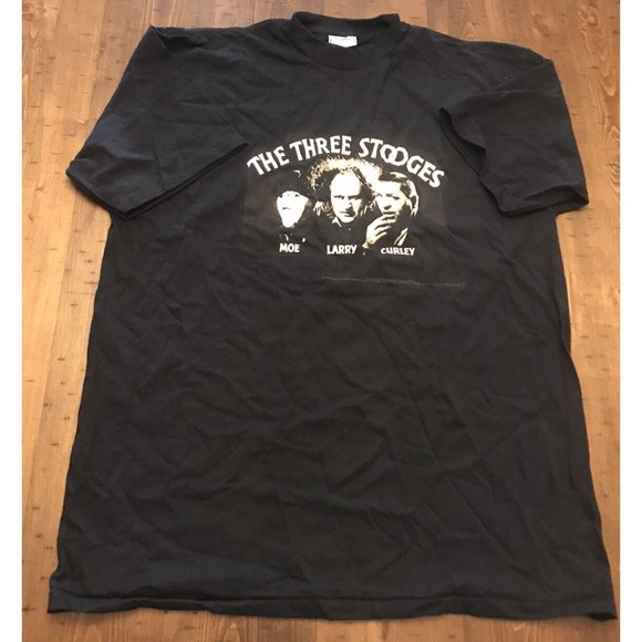 Shirts | Vintage 9s The Three Stooges Movie Promo Tee Tshirt Size